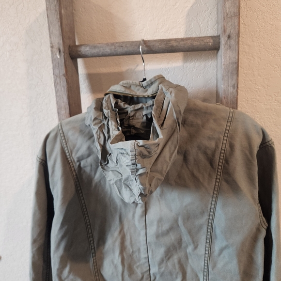 American Eagle Outfitters Women's Army Green Utility Jacket- Size Large - Picture 8 of 11